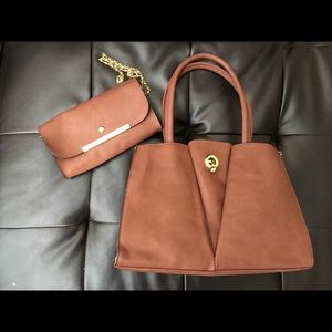 Hand Purse With Matching Crossbody Bag